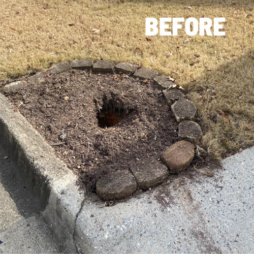 Mailbox Removed By Car